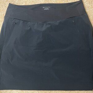 Athleta Skort Womens 6 Black Jupe-Short Athletic Soho Activewear Running Skirt